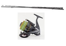 EFT Wallercombo 3,00m 200 - 600g Wallerrute Welsrute mit Angelrolle + geflochten