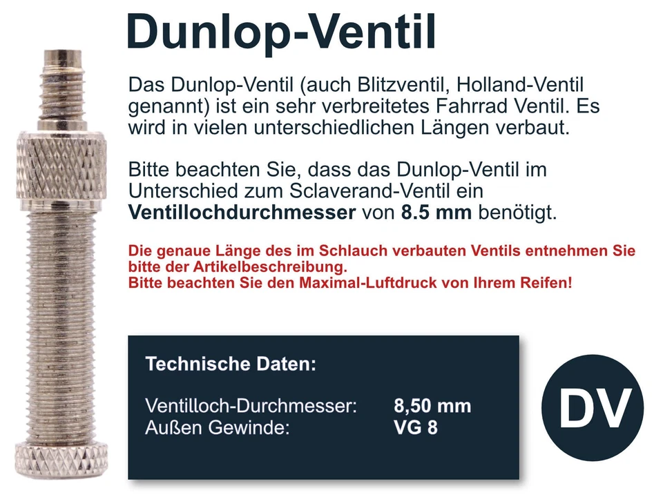 2 x tuyau de vélo Schwalbe DV1 12 pouces valve flash 47-203/62-203 + lève-pneu - Photo 3/4