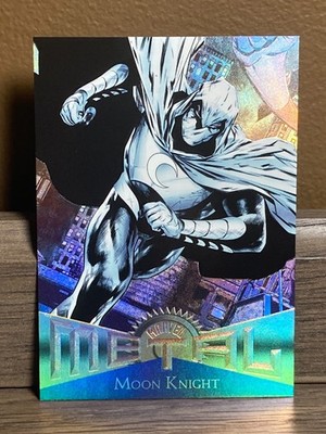 Moon Knight 2024 Marvel Metal Universe Avengers Retro Spectrum #R43 Card 50 Made