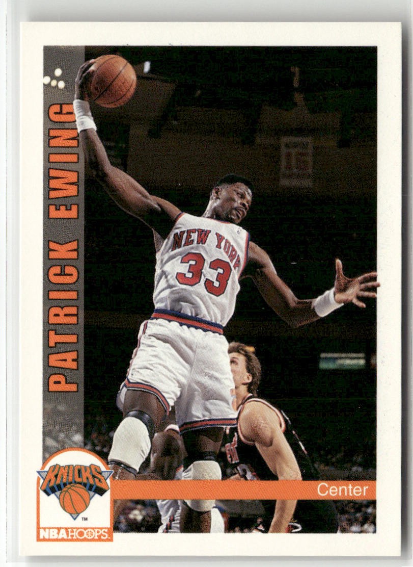 1992-93 HOOPS #153 PATRICK EWING NEW YORK KNICKS