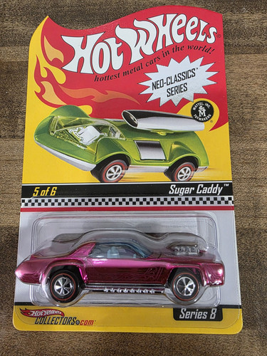 Hot Wheels RLC Sugar Caddy Magenta Neo-Classics Series 8 Redline 2009 #3475/8500