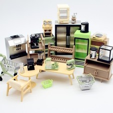 Compact Miniature Shelf Organizer For Doll House Miniatures And Display Setup