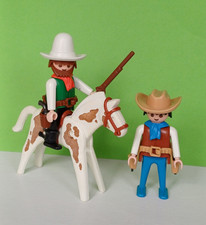 Playmobil Sammlung Western Set 3304 Cowboys mit Pferd vollständig TOP