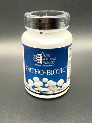 Ortho Molecular Products Ortho-Biotic Dietary Supplement 30 Capsules Exp 02/27
