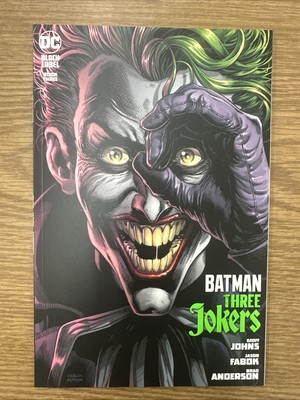 Batman: Three Jokers #3 Jason Fabok Joker Fingers Curled Around Eye Cover (DC...