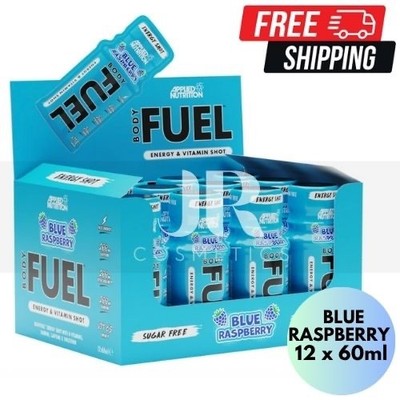 Applied Nutrition BodyFuel Energy Shot BLUE RASPBERRY | Zero Sugar - 12 x 60ml