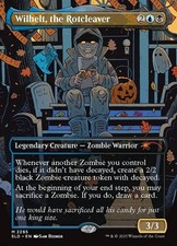 Wilhelt, the Rotcleaver - Rainbow Foil Extended Art SLD NM MTG