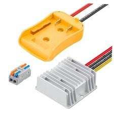 Vibit 20V to 12V Step-Down Converter for Dewalt Battery Adapter 180W Yellow