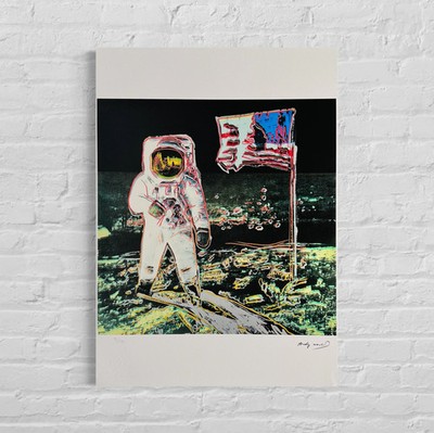 Andy Warhol Moonwalk Lithographie auf Arches 300gsm 42x59 cm