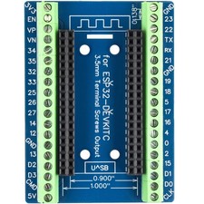 for ESP32 Breakout GPIO Expansion Board 3.5mm 0.14" Pitch Terminal for 0.9" o...