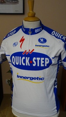 FAHRRADTRIKOT RADSPORT QUICK STEP INNERGETIC BETTINI BOONEN 2009 PARIS ROUBAIX