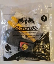DC 2015 McDonald’s Happy Meal Batman Unlimited Batmobile with Launcher #7 NEW