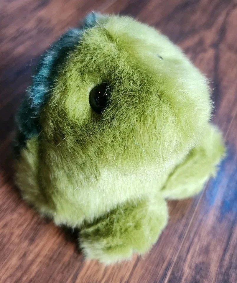 PUFFKINS by Swibco, "SHELLY" Turtle Tortoise, Vintage 1997, Plush Toy, W Tags - Image 2 of 4