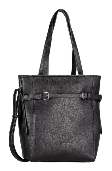 Tom Tailor Sora Zip Shopper M Shopper UmhäNgetasche Tasche Black Schwarz Neu-image