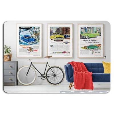 Vintage Metal Sign BanginPrints Retro Classic Cars Aluminum Garage Art