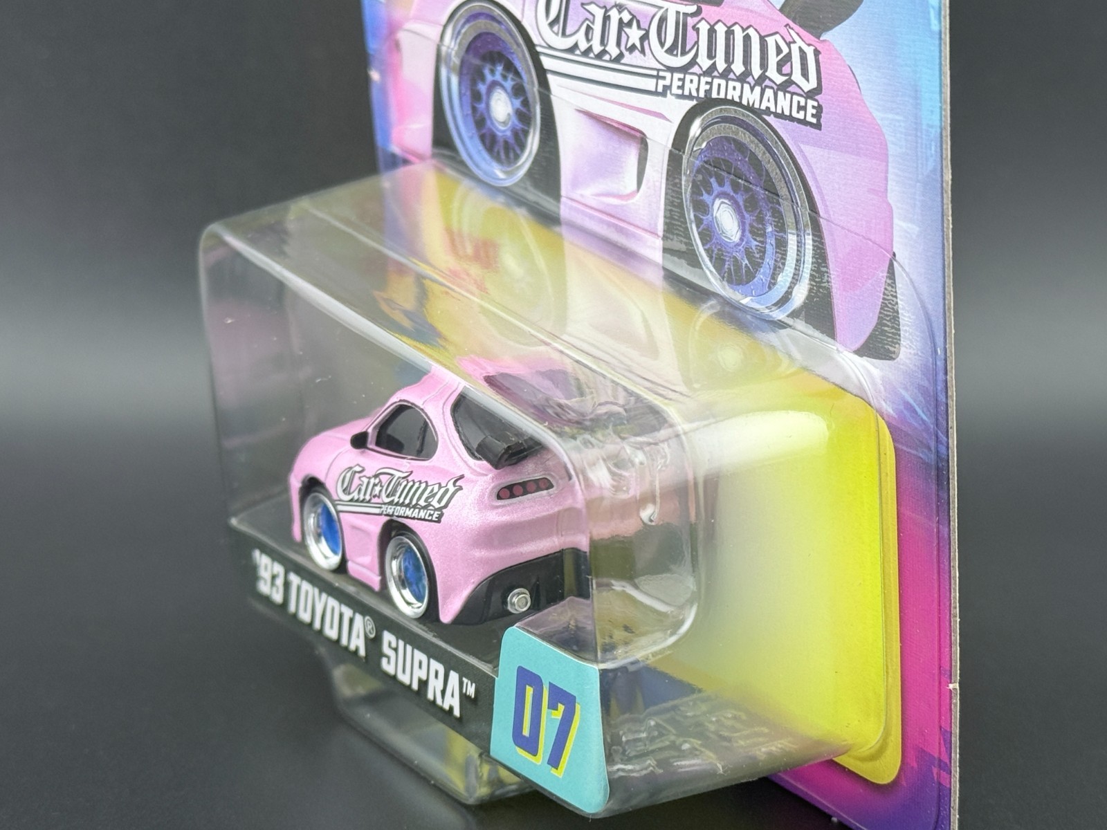 CarTuned 93 Toyota Supra Pink #07 JDM Series 4 1/64