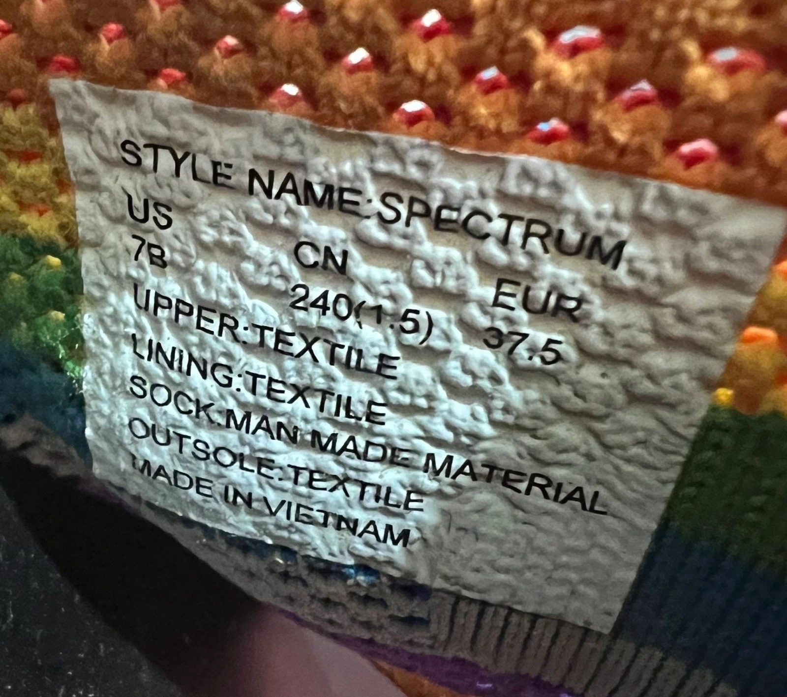 Sandali Kate Spade NY 7 Rainbow Pride tessuto leggero a righe slide spettro