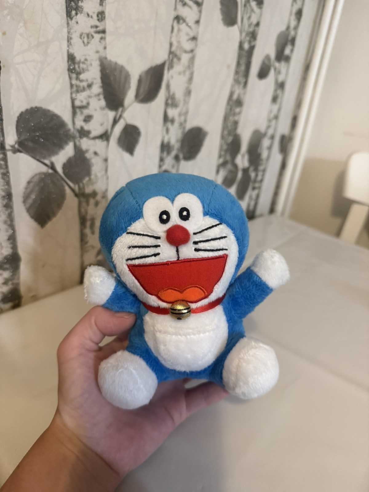 Juguete suave de peluche Doraemon - Fujiko Pro 1970 - 2010 anime gato azul japonés 14 cm