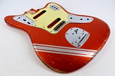 MJT OfficialCustom Vintage Aged Nitro Guitar Body Mark Jenny VTJG Tangerine Comp