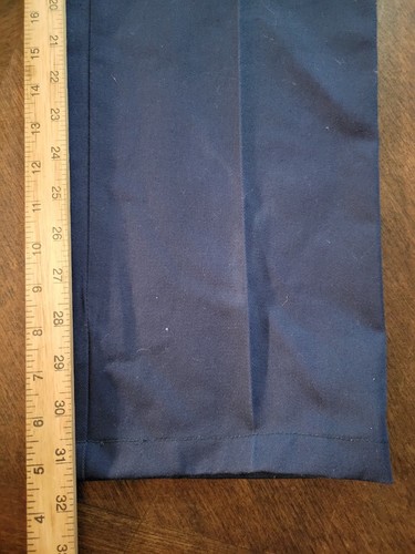 Wrangler Riata Pants NEW Mens 30x31 Navy Blue Pleated Dress Slacks Formal - Picture 11 of 11