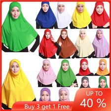 One Piece Amira Muslim Instant Hijab Scarf Pull On Ready To Wear Headscarf Shawl