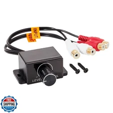 NuIth Universal Car Amplifier RCA Level Controller, Car Audio Bass Control Kn