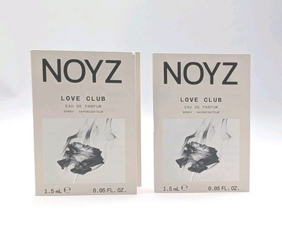 2x NOYZ Love Club 0.05oz / 1.5ml Each EDP Spray Samples New