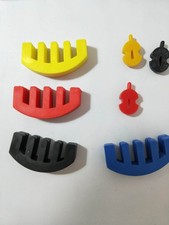 4 PCs Violin Practice Mute Soft Rubber Fiddle Mute