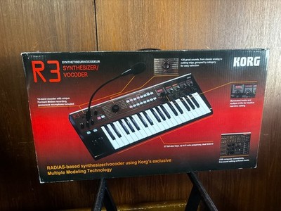 KORG R3 シンセサイザー/ボコーダー Korg R3 SYNTHESIZER/VOCODER w/box, mic, power supply Radias | eBay