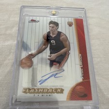 Topps 2024-25 Finest Flashback Autograph Pelle Larsson Heat Rookie Refractor