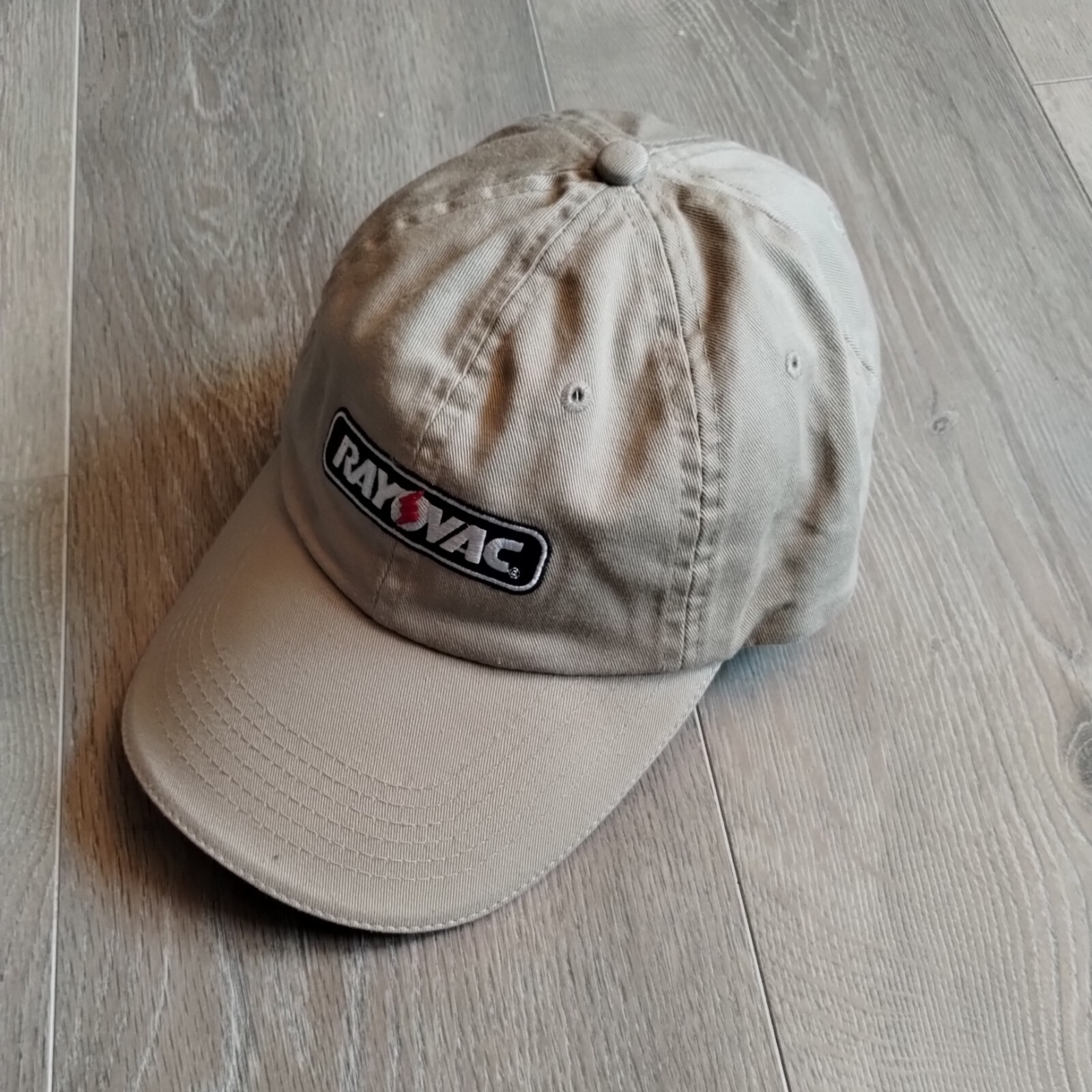 Rayovac Batteries Hat Employee Baseball Cap Cotton Beige Adjustable Strap OSFA-image