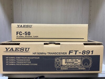 YAESU FT-891M + FC-50 セット未使用品 Refurbished Yaesu FT-891 100W HF/50MHz All Mode Mobile Transceiver
