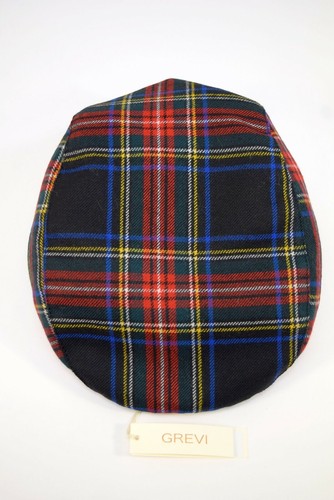 GREVI coppola UOMO 100% lana TARTAN scozzese FODERA IN PILE berretto  COPRICAPO | eBay
