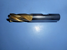 SGS 36117  Carbide Roughing End Mill  Titanium Nitride Coating  1/2 dia.
