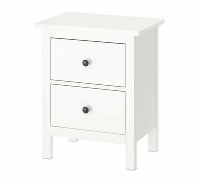 IKEA HEMNES Nightstand White | eBay