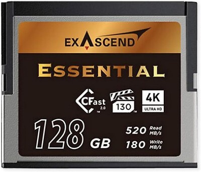 Exascend 128GB CFX Series CFast 2.0 Memory Card