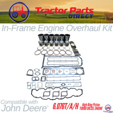 Inframe Engine Overhaul Kit Comp W John Deere® 6.076t/a/h High Ring Piston