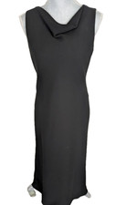 Evan-Picone Black Evening Sleeveless Formal Dress Gown, 8, NWT $89