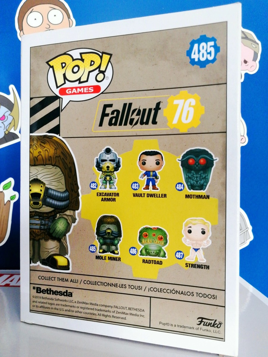 Funko Pop! Fallout 76 Mole Miner #485 – Edizione GAME – Vinile Da Collezione