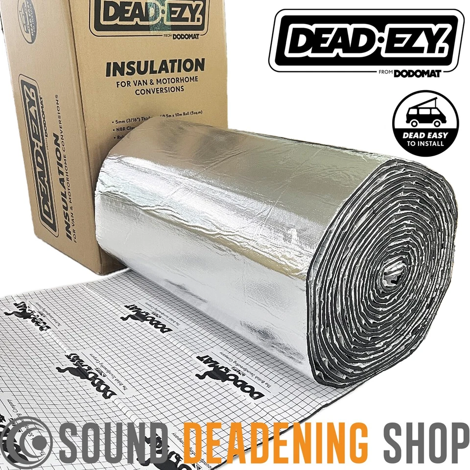 Van Insulation Dodo DEAD-EZY Thermo Liner Foil Foam 10m Sound Proofing Camper