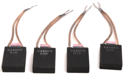 4x Carbone EG571 11-00 Kohlebürste Motorkohlen Block-Kohlebürste Elektrographit