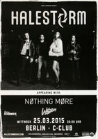 Halestorm - Apocalyptic , Berlin 2015 | Konzertplakat | Poster