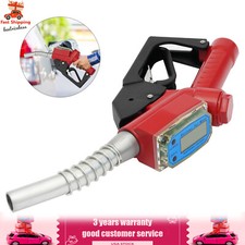 Fuel Gasoline Diesel Petrol Oil Delivery Gun Nozzle Dispenser With Flow Meter