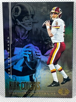 2017 Panini Illusions 11 Joe Theismann Kirk Cousins Foil Redskins Commander Card