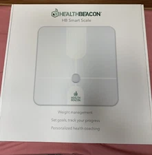Healthbeacon HB Smart Scale & Companion App - Sealed Brand New! Digital Scale