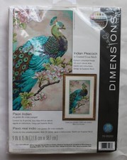 Kit de punto de cruz contado Pavo real indio Dimensiones #70-35293