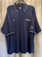 Vintage Penn State Nittany Lions Nike Knit Polo Blue Size Extra Large