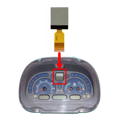 New Instrument Cluster LCD Display Screen for New Holland TL70A TL80A 2004-2008
