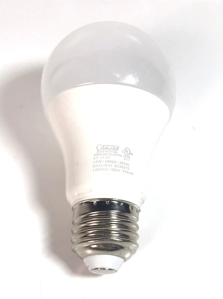 Feit Electric LED Light Bulb A800/850/5KLED/10 Daylight 5000K 800Lm 10W - Image 2 of 4