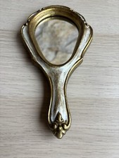 Specchio Da Tavolino Vintage In Legno Fiorentino